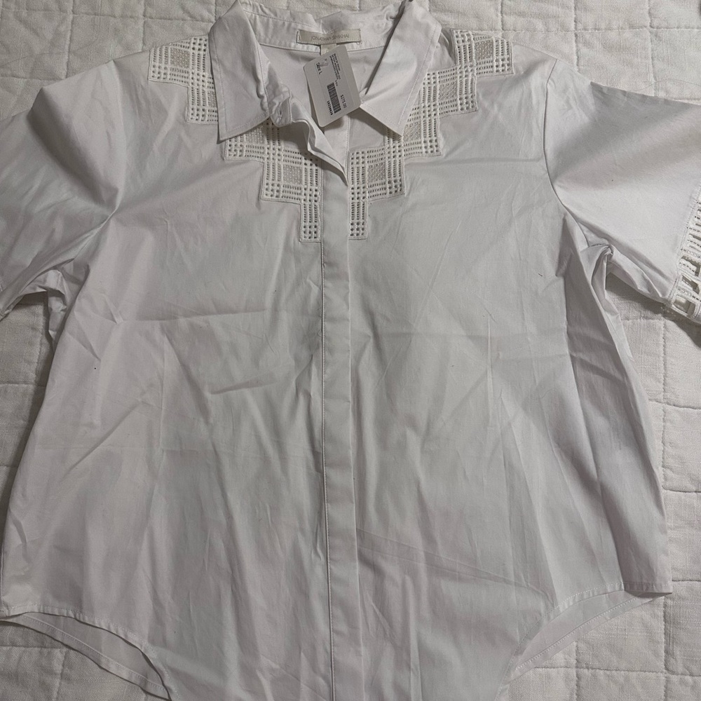 Jonathan simkhai nice white shirt!!!!!